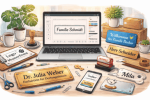 Individuelle Schilder und Stempel online gestalten – So funktioniert die Bestellung bei Otypo